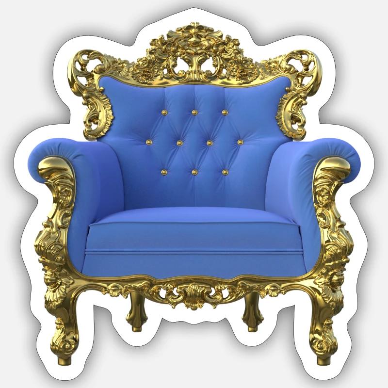 Président exécutif - Sticker taille S (10 x 10 cm) - blanc mat