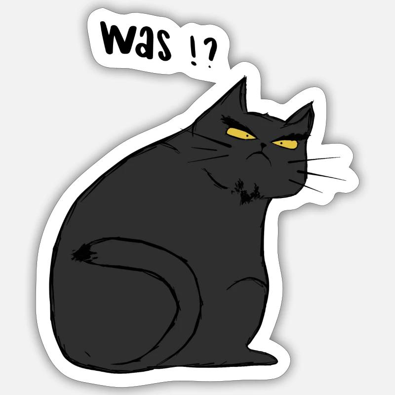 Quoi - Sticker taille S (10 x 10 cm) - blanc mat
