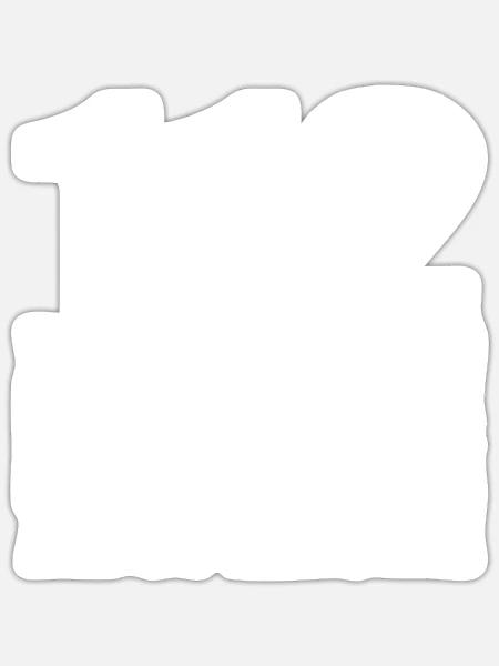 Feuerwehr - Sticker Größe S (10 x 10 cm) - Mattweiß