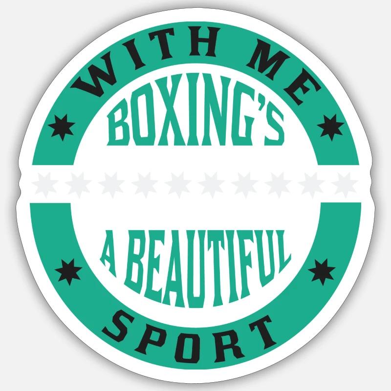 Boxing Threads 12 Sticker Größe S (10 x 10 cm)