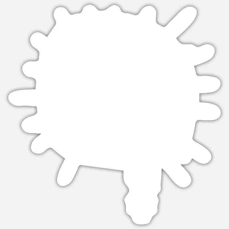 Spider Web Spider Sticker size S (10 x 10 cm)