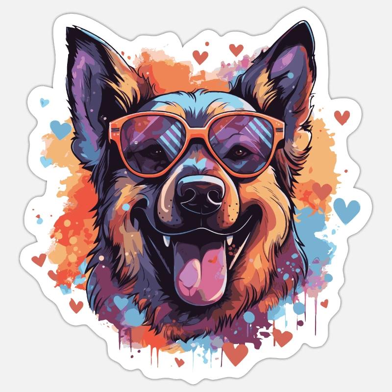 Sticker Größe S (10 x 10 cm) - 