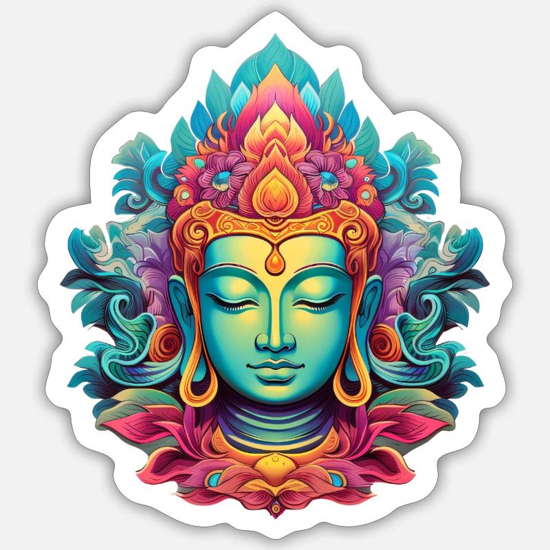 InnerPeaceWear - Sticker size S (10 x 10 cm) - white matte