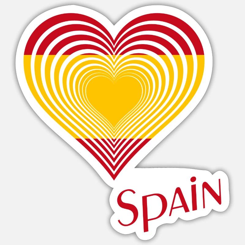 Spanien Spain Sticker Größe S (10 x 10 cm)