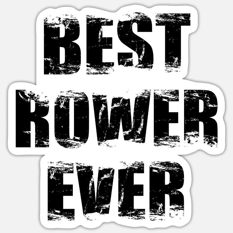 Rower Sticker size S (10 x 10 cm)