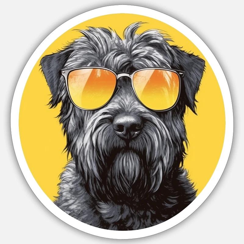 Bouvier Sticker taille S (10 x 10 cm)