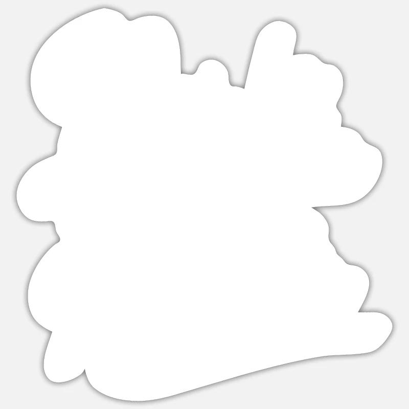 Pas le temps de niaiser - Sticker taille S (10 x 10 cm) - blanc mat