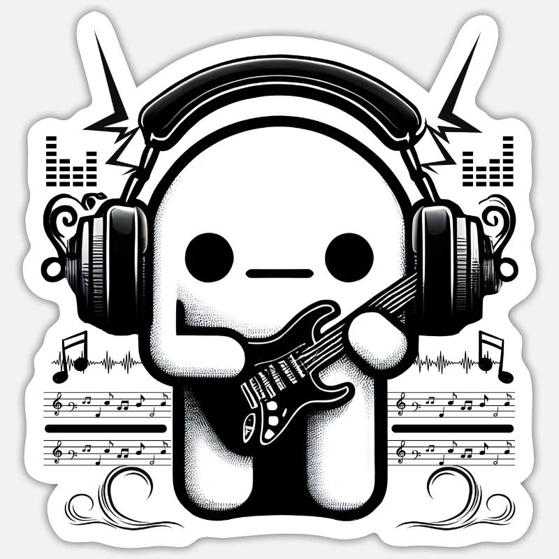 Rocking Riffs Sticker size S (10 x 10 cm)