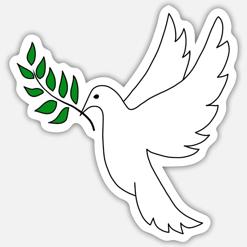 Peace Robbery - Sticker size S (10 x 10 cm) - white matte