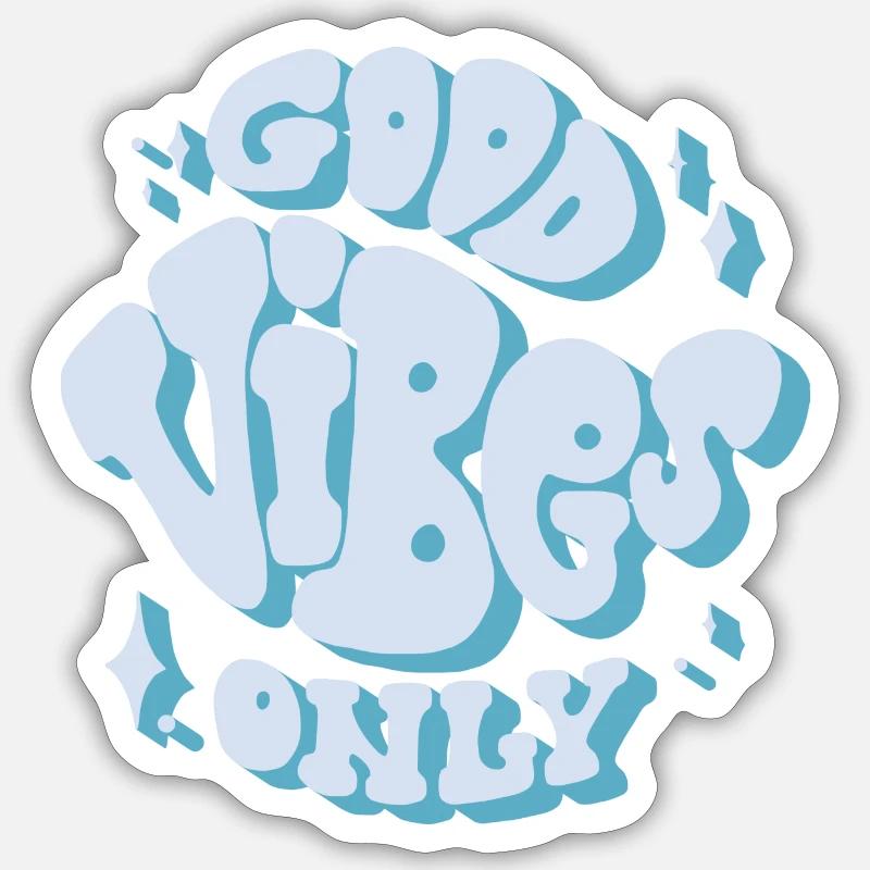 good v only - Sticker size S (10 x 10 cm) - white matte