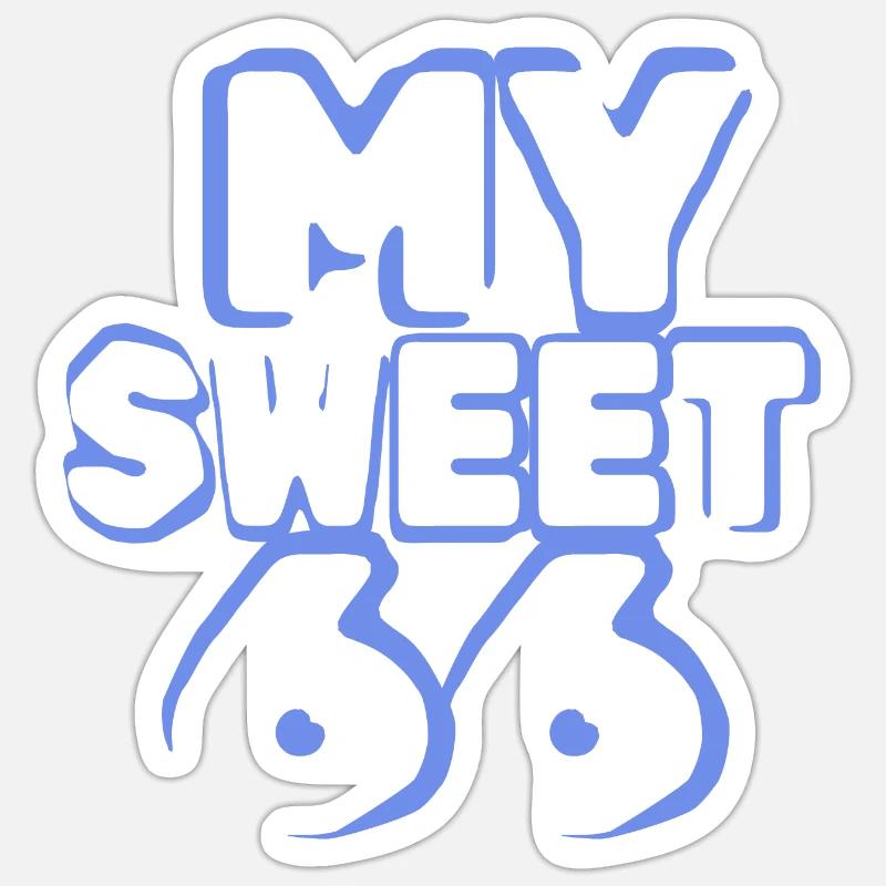 66 - Sticker size S (10 x 10 cm) - white matte