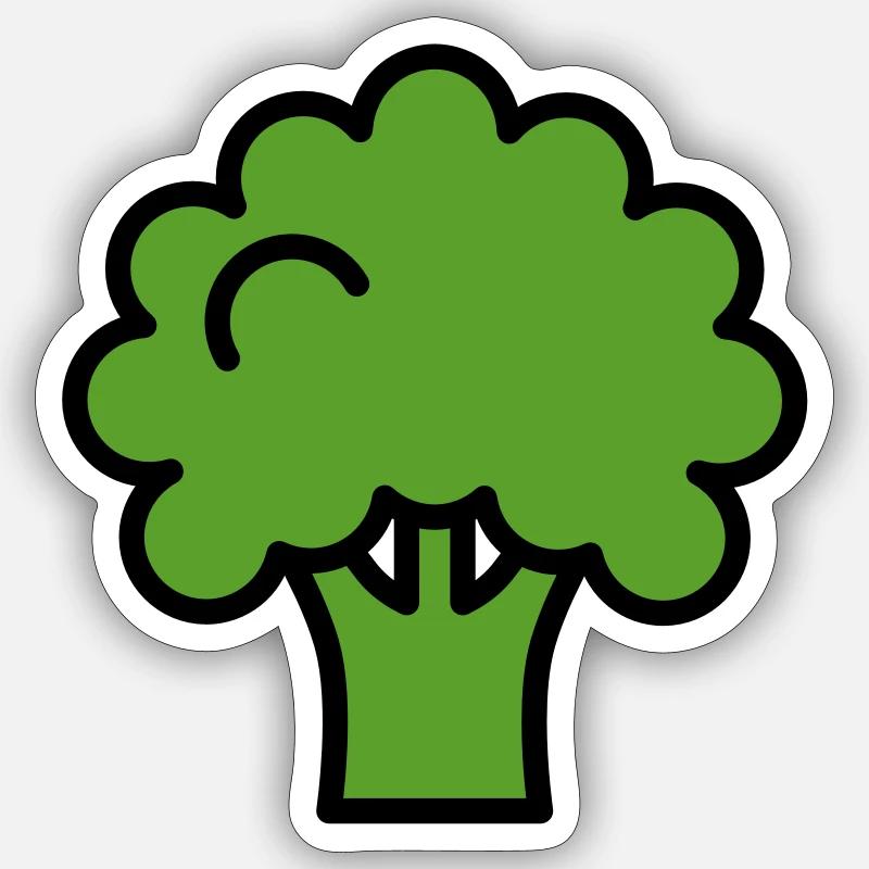 Broccoli Sticker size S (10 x 10 cm)