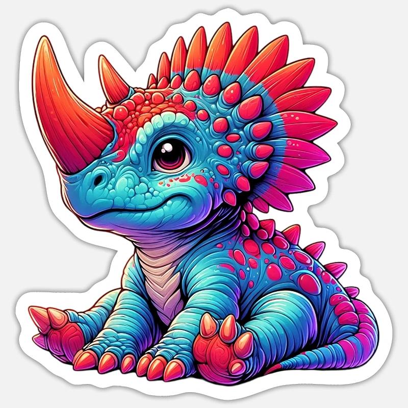 Dinosaur Sticker size S (10 x 10 cm)