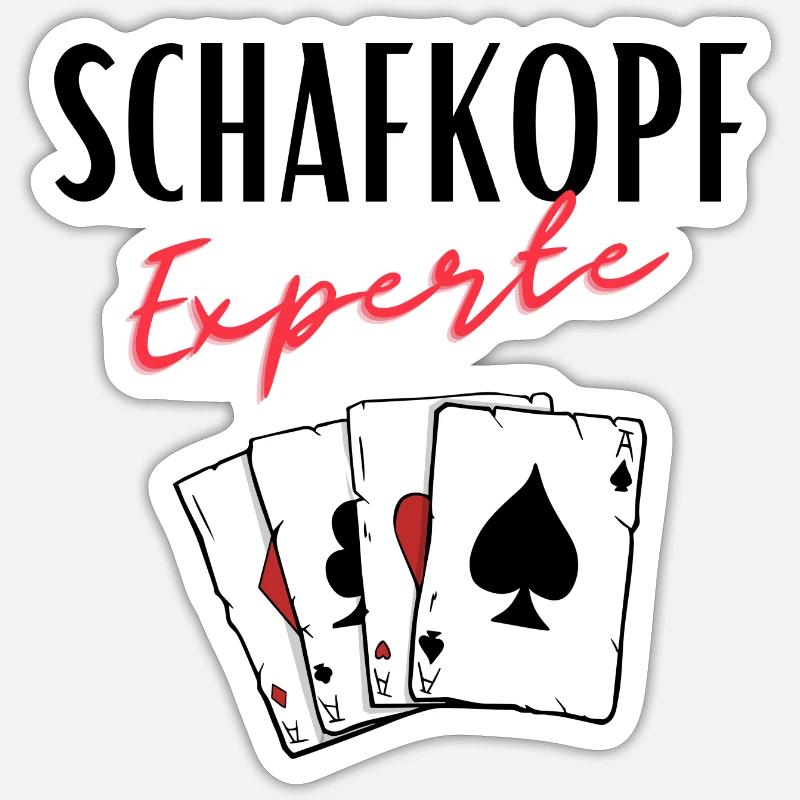 Sheep's Head Expert - Sticker size S (10 x 10 cm) - white matte
