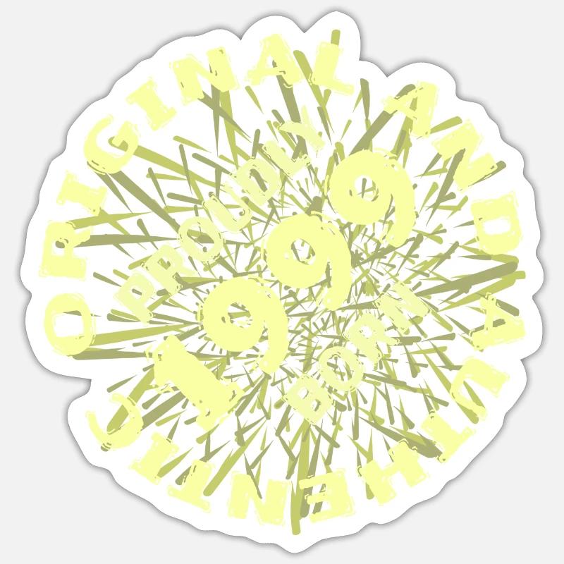 Authentique 1999 Sticker taille S (10 x 10 cm)