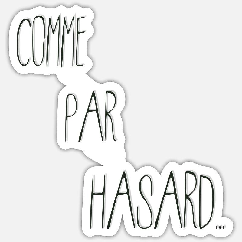 Hasard Sticker taille S (10 x 10 cm)