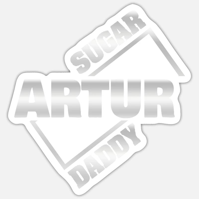 Artur dans le rôle de Sugar Daddy Sticker taille S (10 x 10 cm)