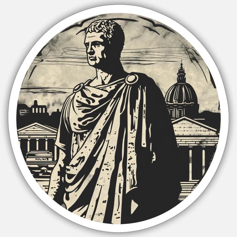 Caesar Seal Sticker size S (10 x 10 cm)