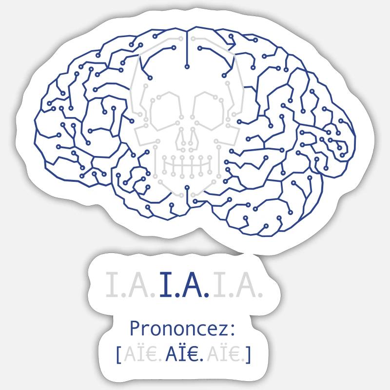 I.A. Autsch, Autsch, Autsch Sticker Größe S (10 x 10 cm)