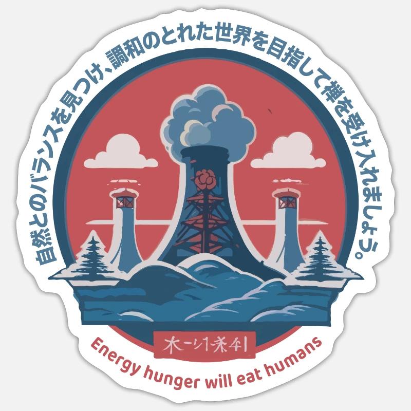 Faim d’énergie Sticker taille S (10 x 10 cm)