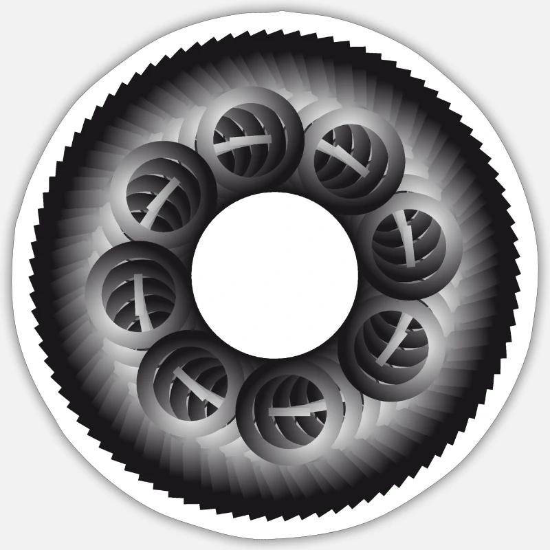 Sticker taille S (10 x 10 cm) - 