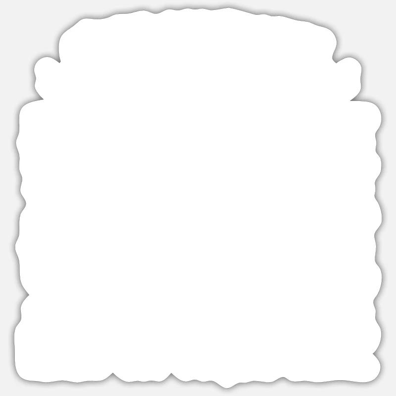 C'est Compliqué d etre Princesse et Conasse - Sticker taille S (10 x 10 cm) - blanc mat