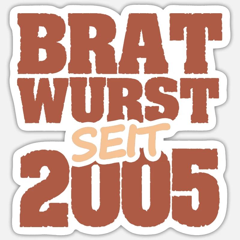 2005 - Sticker taille S (10 x 10 cm) - blanc mat