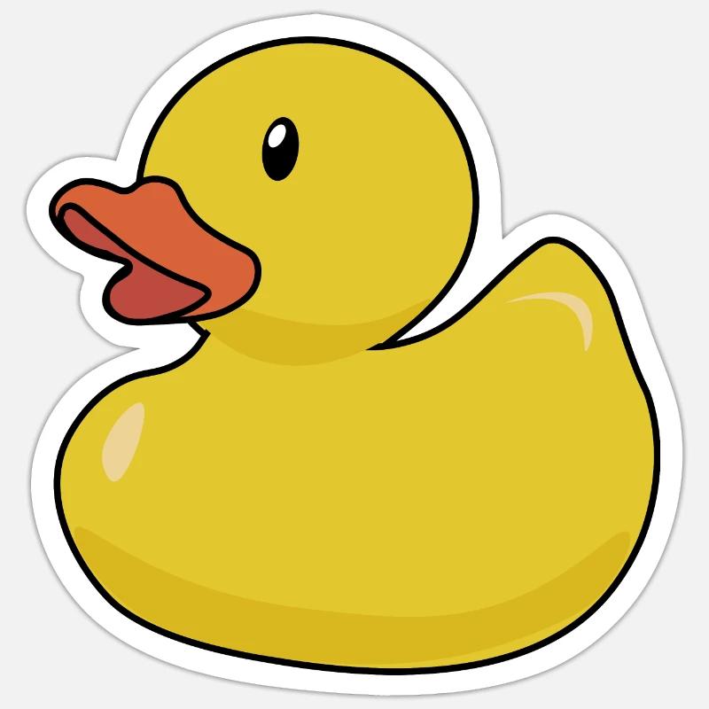 Rubber Duck Sticker size S (10 x 10 cm)