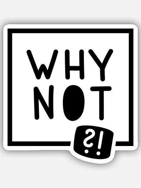 - Sticker Größe S (10 x 10 cm) - Mattweiß