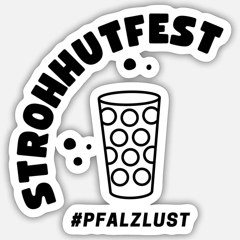 Around Party - Sticker size S (10 x 10 cm) - white matte