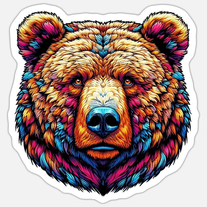Bär Sticker Größe S (10 x 10 cm)