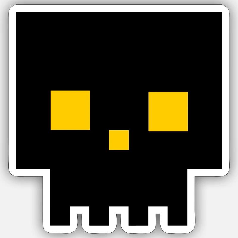 Langweiler - Sticker Größe S (10 x 10 cm) - Mattweiß