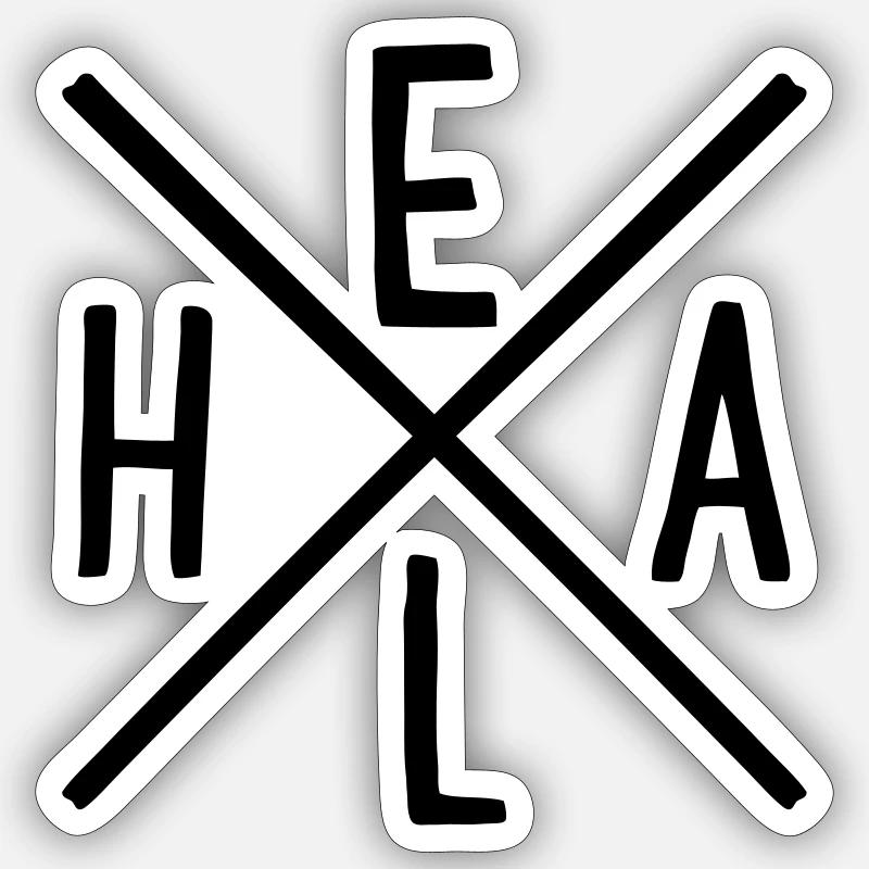 heal Sticker size S (10 x 10 cm)