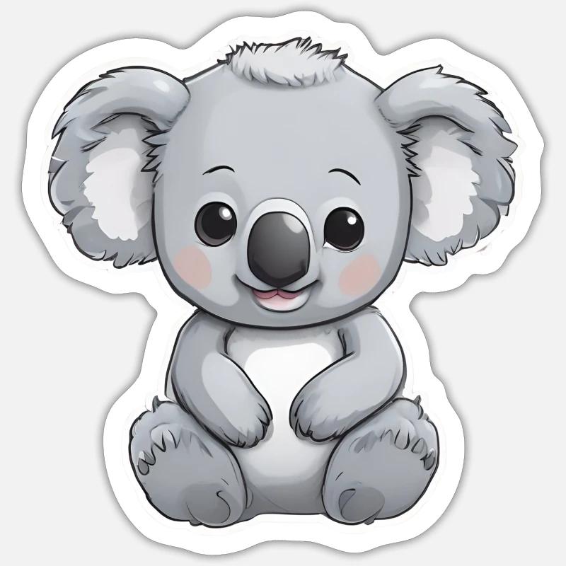 BÉBÉ KOALA 1 Sticker taille S (10 x 10 cm)
