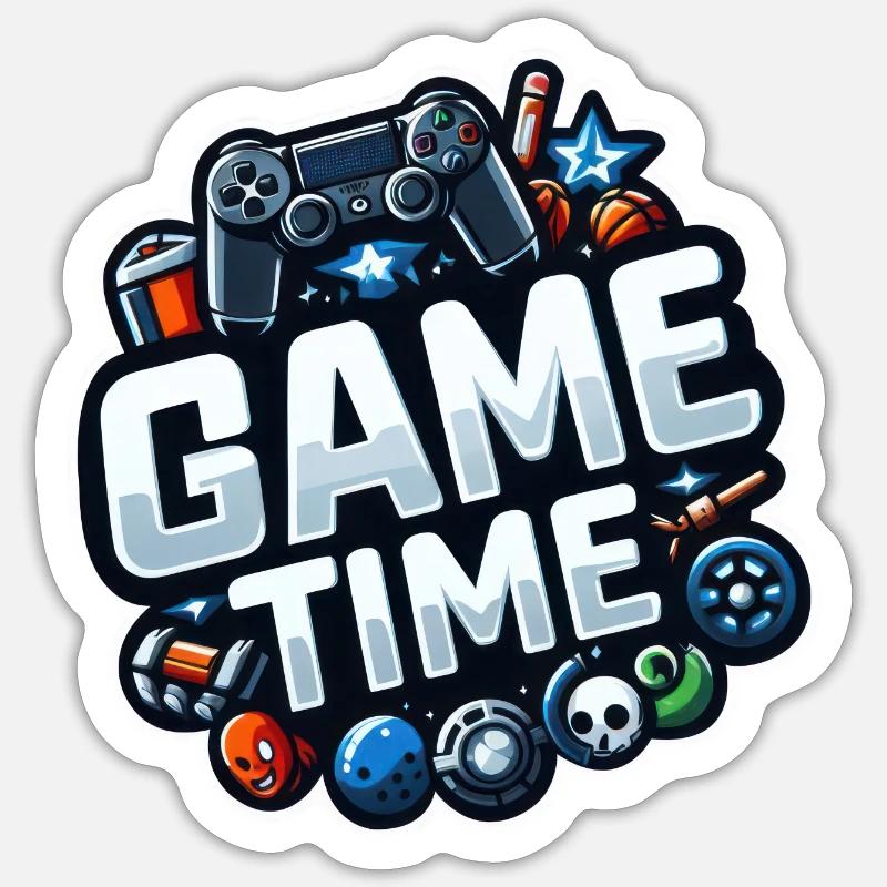 C’est l’heure du jeu ! Sticker taille S (10 x 10 cm)