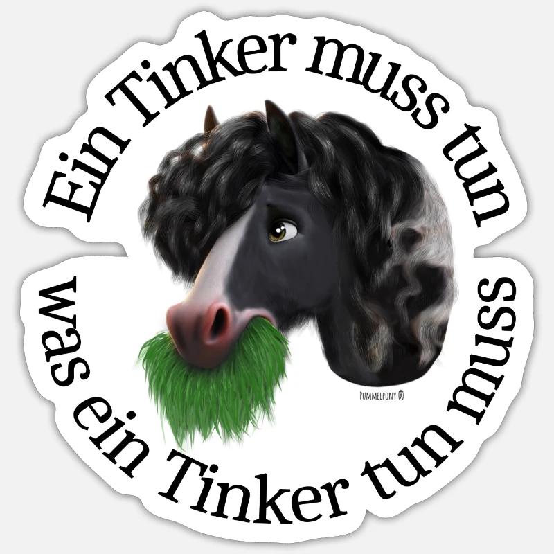 NimmersattTinker Sticker Größe S (10 x 10 cm)