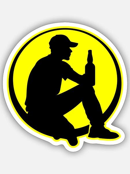- Sticker size S (10 x 10 cm) - white matte