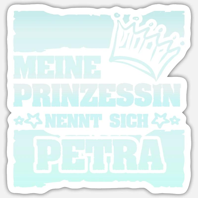Mädchenname Petra Sticker Größe S (10 x 10 cm)