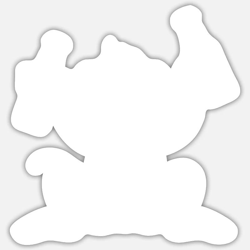 Affe Bier Saufen Sticker Größe S (10 x 10 cm)