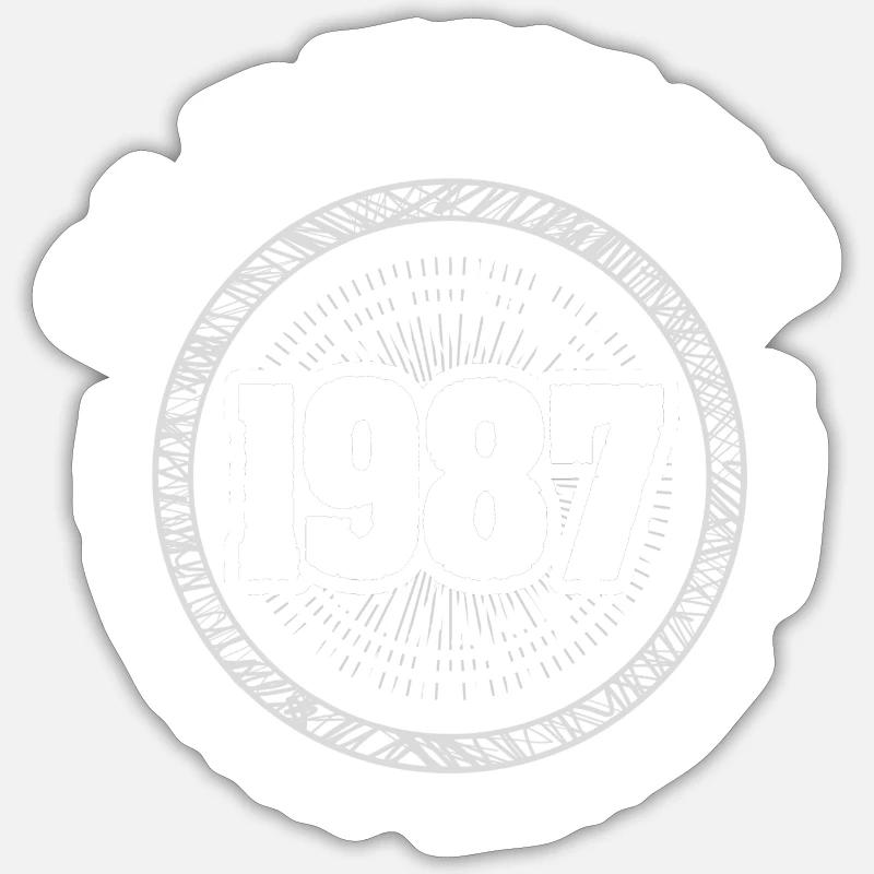 1987 Sticker Größe S (10 x 10 cm)