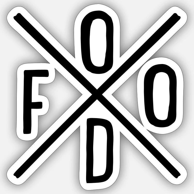 Nourriture Sticker taille S (10 x 10 cm)