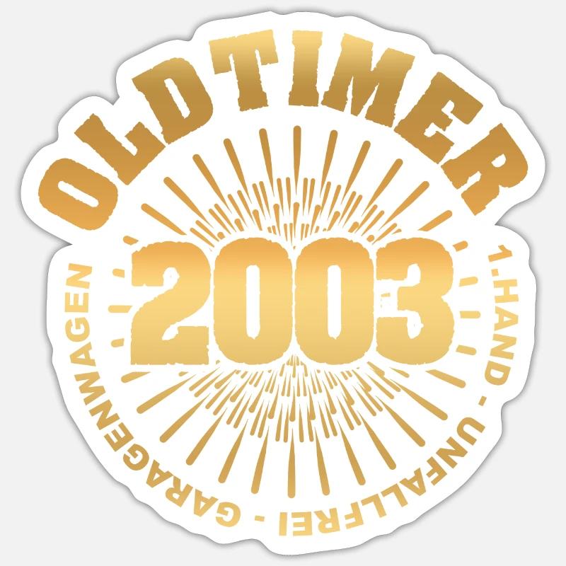 Award 2003 - Sticker size S (10 x 10 cm) - white matte