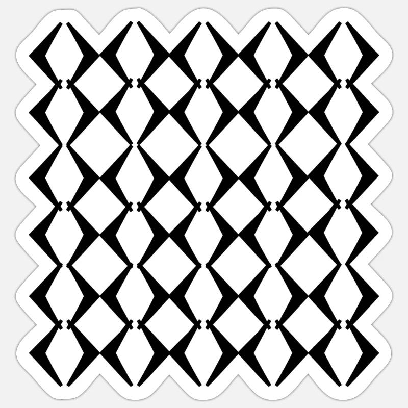 Uni Mode - Sticker Größe S (10 x 10 cm) - Mattweiß