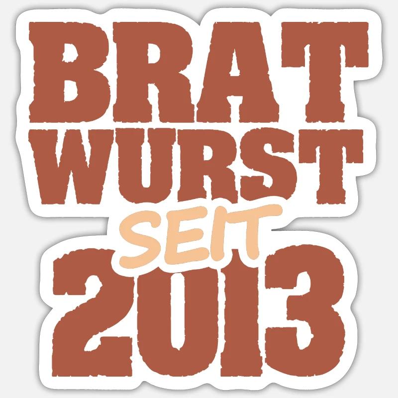 2013 - Sticker taille S (10 x 10 cm) - blanc mat