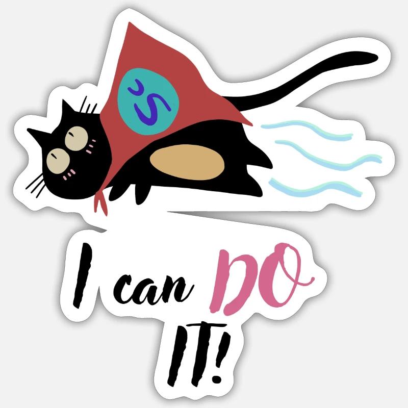 IcanDoIt Sticker size S (10 x 10 cm)