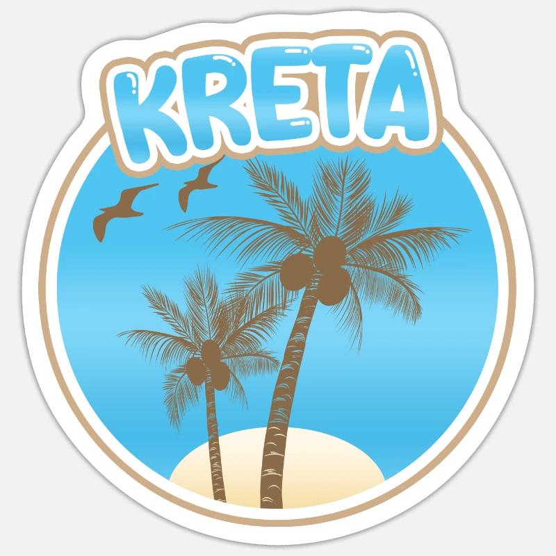 Kreta Sticker Größe S (10 x 10 cm)