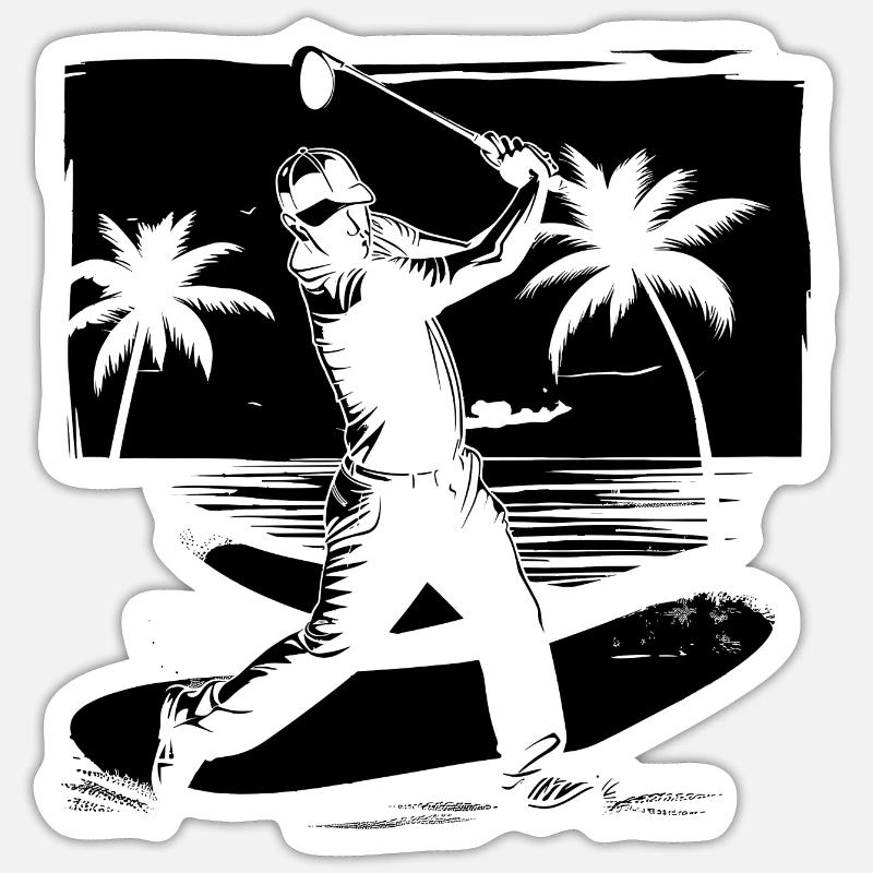 Golf Sticker Größe S (10 x 10 cm)