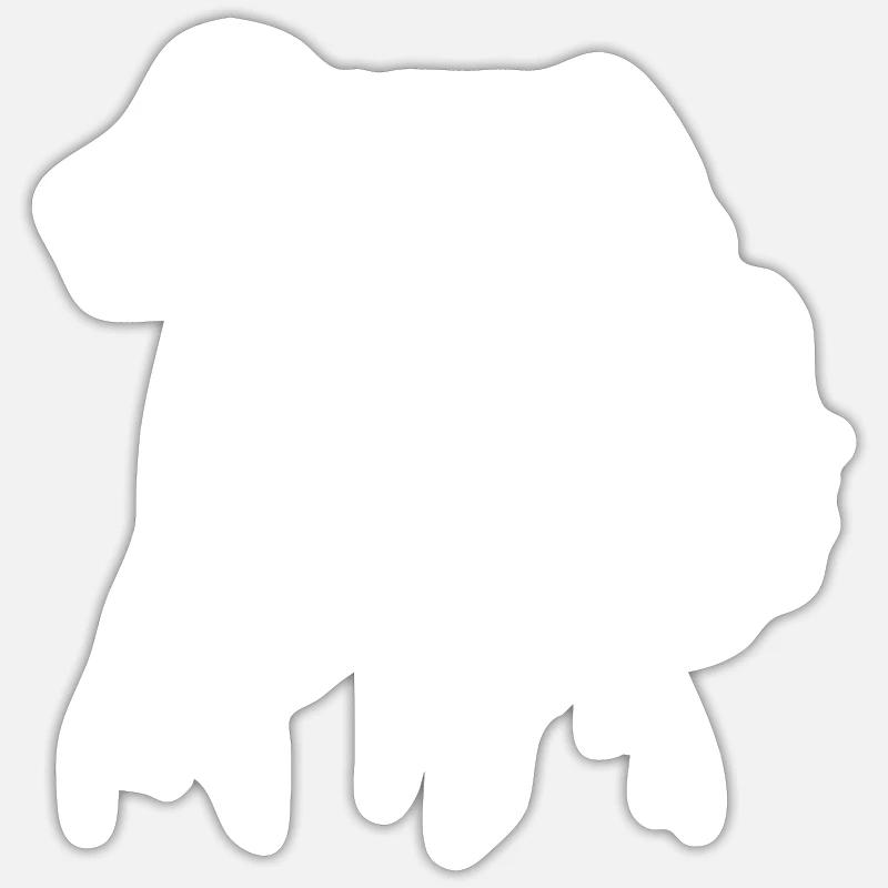 Cane Corso - Hunde Fan - Sticker Größe S (10 x 10 cm) - Mattweiß