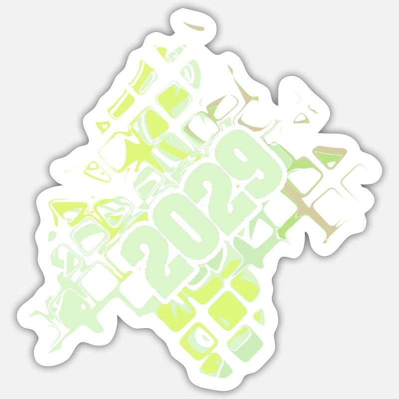 Modèle 2029 - Sticker taille S (10 x 10 cm) - blanc mat