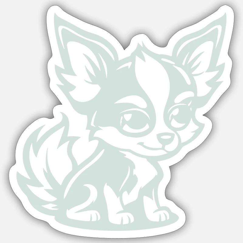 Dog Comic Sticker size S (10 x 10 cm)